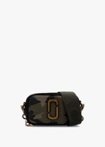 MARC JACOBS The Camo Jacquard Snapshot Camo Multi Camera Bag 