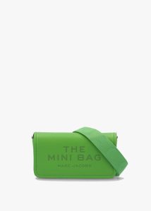 MARC JACOBS The Leather Mini Kiwi Cross-Body Bag 