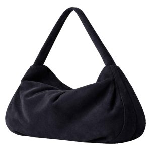Sellenes Hobs - Black Suede Handbag