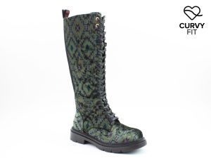 Heavenly Feet Avalon Print CURVY CALF FIT Boots
