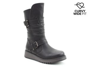 Heavenly Feet Hannah4 CURVY CALF WIDE FIT Boots