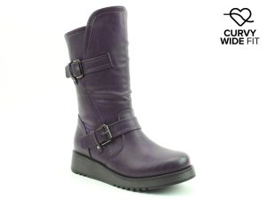 Heavenly Feet Hannah4 CURVY CALF WIDE FIT Boots